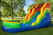 16ft Water Slide in Primary Colors | Commercial Inflatable Water Slide – WS4108