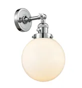 Innovations LED Wall Sconce in Polished Chrome from the Franklin Restoration collection - 203SW-PC-G201-8-LED