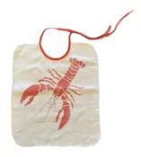 VINTAGE LINEN LOBSTER BIB, SET OF FOUR — Mate Gallery