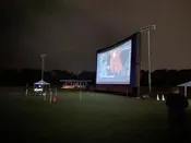 Drive-Up Series 48' Diagonal Inflatable Outdoor Theater for Drive-In - 67177