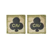 327th Infantry Club with Cavalry OCP Helmet Patch
