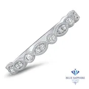 0.23ctw Diamond Alternating Marquise Band in 18K White Gold