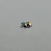 Austrian Crystal 8MM Chaton A1088 - Crystal AB (4pcs)