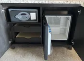 Amenity Cabinet with Granite or Marble Top - Includes Safe and Cooler