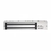 600S - Maglock - 600 lb Hold Force - 12/24VDC - Satin Aluminum