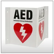 3D AED Wall Sign