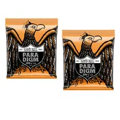 2 PACK Ernie Ball 2022 Paradigm Electric Guitar Strings Hybrid Slinky Single Set 9-46