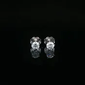 1/2Ctw Lab Grown Diamond Studs 14K White Gold