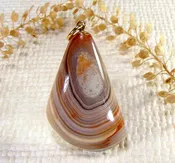 Crazy Lace Agate Pendant