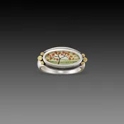 Autumn Maple Narrow Oval Ring