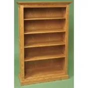 4 – Shelf Raised Panel Bookcase