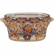 23.5" PORCELAIN PLANTER IMARI