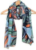 Abstract Palms Scarf