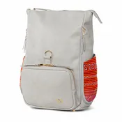 Grey Voyager Backpack Red Paco
