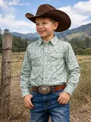 Boys Western Snap Shirt | Style BL-2605