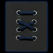 14-20 Eyelet Navy Blue Round Laces (254 cm / 100 in)