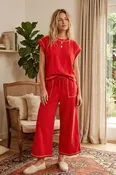 JJ Contrast Stitch Lounge Set