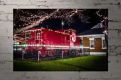 Lee's Summit Train Depot at Howard Station Park Metal Print