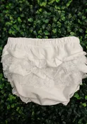 Mayoral Baby Girls White Ruffled Bloomer 9464