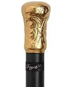 14K Gold European Museum Reproduction Knob - Stamina Wood