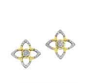 10Kt Yellow Gold Diamond 1/15Ctw Earring ERM30102-1YSC