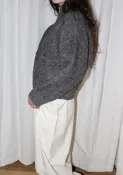 Alpaca Zip Front Jacket