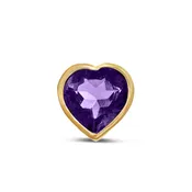 Amethyst Heart Shape Stone