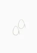 14k Small Egg Hoops