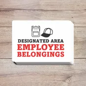 8.5" x 5.5" - Adhesive Vinyl Decal