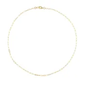 16 Inch Paperclip Chain in 14K yellow gold, by Jane Taylor — jane taylor jewelry