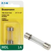 Bussmann 1 amps Time Delay Fuse 2 pk