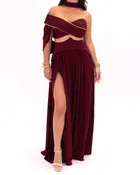 Maroon 2 piece Set — InnasDesigns