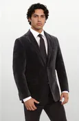 Audubon Black Paisley Velvet Sport Coat