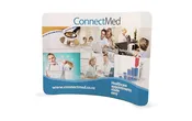 Economy Tension Fabric Display - 10ft Curved
