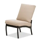 Belle Isle MGP Aluminum Cushion Armless Single-Seat Section