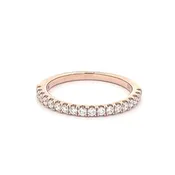 14K ROSE GOLD DIAMOND BAND R903N