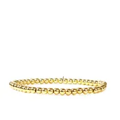 4MM Metal Beaded Stretch Bracelet