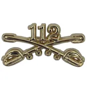 112th Regiment Cavalry Crossed Sabers Standard