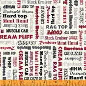 AMERICAN MUSCLE - GARAGE LINGO (4 YARDS)