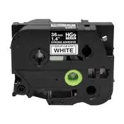 Brother HGeS2615PK BLACK on WHITE HGe Tape-EX Strength, 5PK 1.4''