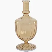 Amber Venetian Spiral Vase