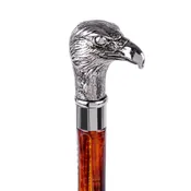 FootFitter 21” Shoe Horn, Nickel-Plated Eagle Handle (Made in Italy)