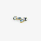 PROUNIS 22K & AQUAMARINE SMALL AMPHORA EARRINGS