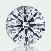 0.578 Carat Hearts On Fire Round Brilliant Diamond SI1 Clarity I Color AGS Certified