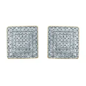 10K 0.31-0.37CT D-MICROPAVE EARRINGS