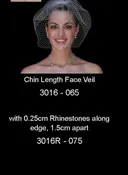 1st Class Bridal 3016 Ivory Veil