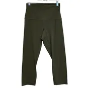 Athletic Capris By Lululemon In Green, Size:M