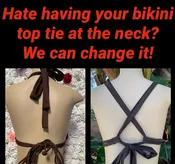 ALTERATION Change to Neck Ties To Criss Cross Back