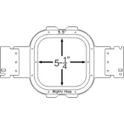 5.5"X5.5" Mighty Hoop