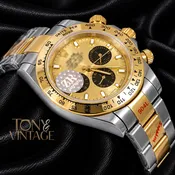 Chronograph 40 Two-Tone Yellow Gold Dial Watch